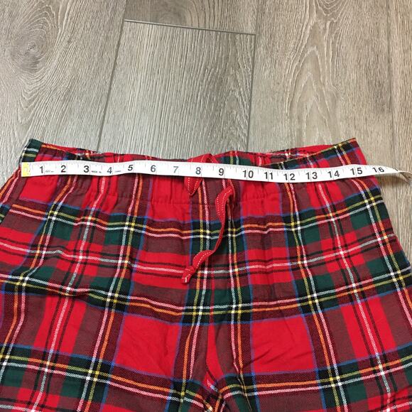 Old Navy Match the Fam red plaid pajamas size medium - Picture 5 of 9
